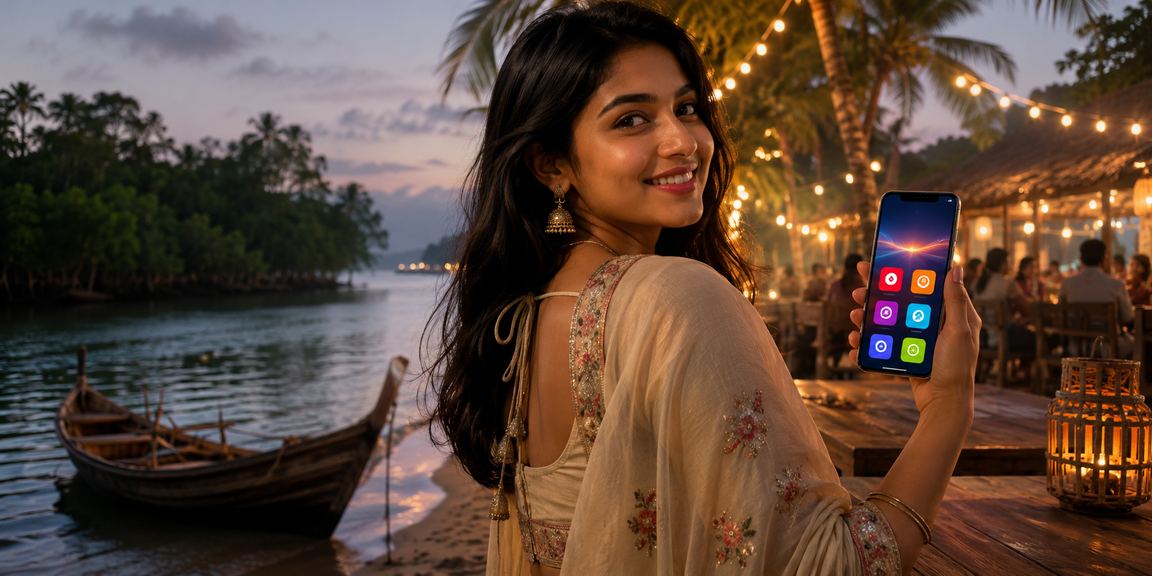 সিলেটের চা বাগানে একজন ব্যবহারকারী মোবাইলে khela পেমেন্ট করছেন